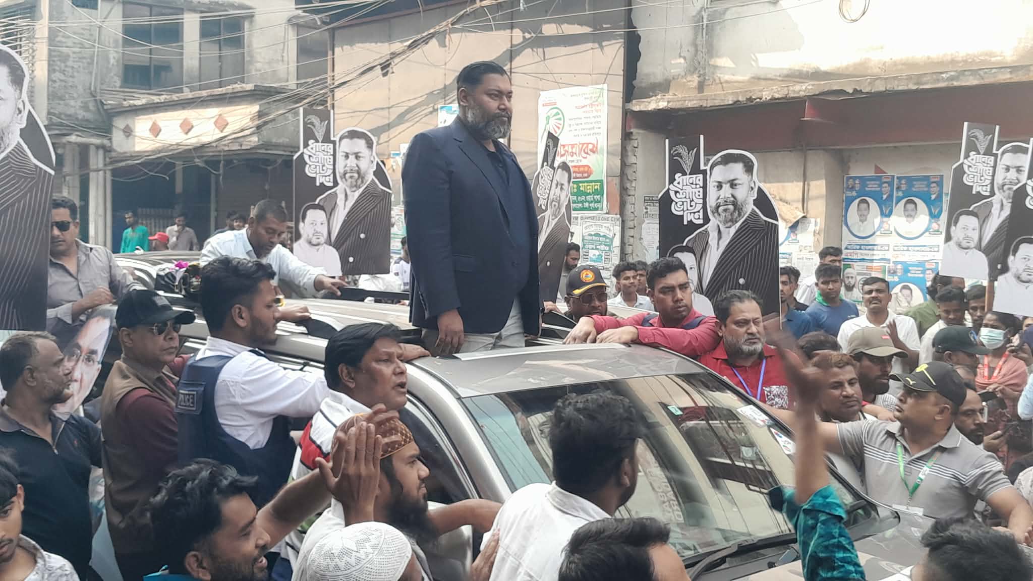 গাজীপুর–২ আসনে এম. মঞ্জুরুল করিম রনির গণসংযোগ ও নির্বাচনী প্রচারণা