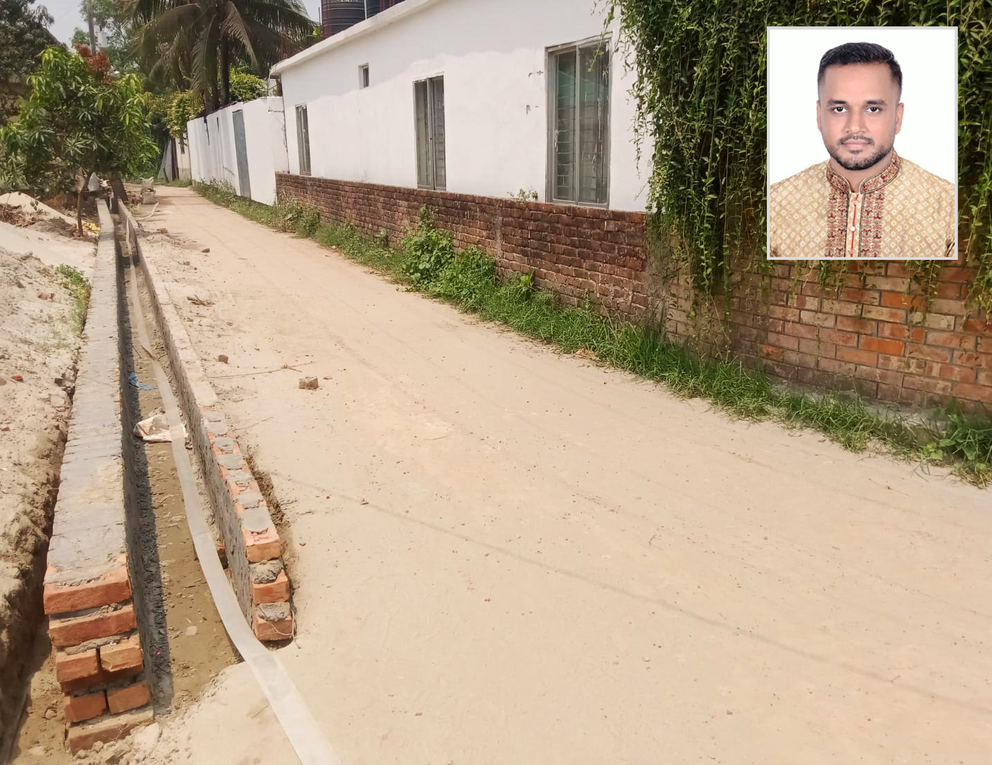 পূবাইলে ব্যক্তি উদ্যোগে ড্রেন নির্মাণ করতে গিয়ে অপপ্রচারের ফাঁদে যুবদল নেতা